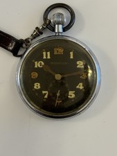 Military Jaeger Le Coultre Pocket Watch, British Army, WW2, G.S.T.P 230987