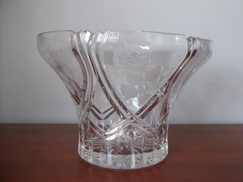 Large cut glass crystal - large,