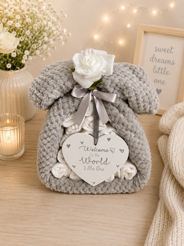 Neutral nappy cake waffle - neutral,
