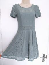 H&M Lace Panel Short Lace Dress UK6 / XS Cocktail Party Wedding Guest Twee 