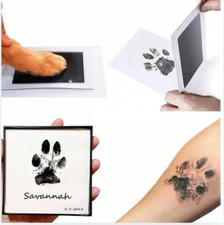 Baby Paw Print Ink Pad Pet Dog Cat Handprint Footprint Kit Gift –100% Baby Safe