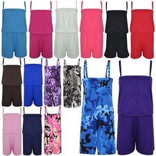 Kids Girls Plain Color