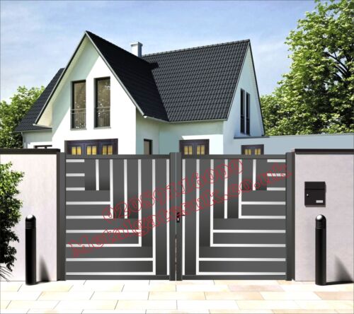 Aluminium driveway gates - aluminium,