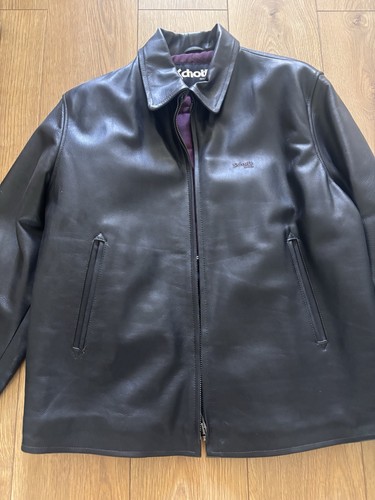 Schott men leather - men's, jacket
