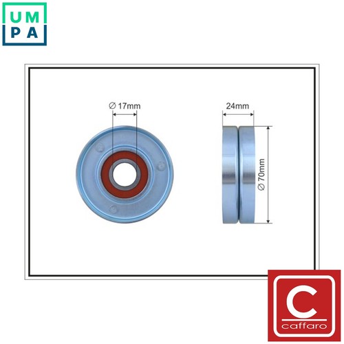 Tensioner pulley vribbed belt - vribbed,