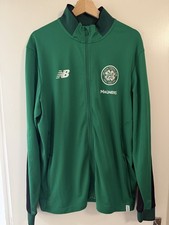 Retro Celtic Football New Balance Track Jacket Jumper XL Training Jumper