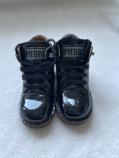 Piedro Black Patent Rehabilitation Boots Size UK 5 EU 22 EXCELLENT CONDITION!