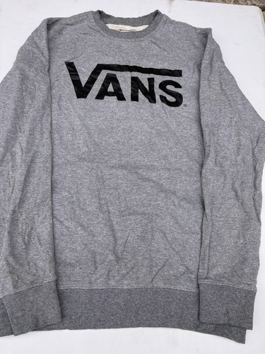Vans grey sweatshirt - vans, large