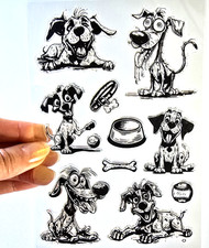 Clear Stamps CRAZY DOGS Dog