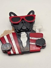French Bulldog Brooch Popcorn