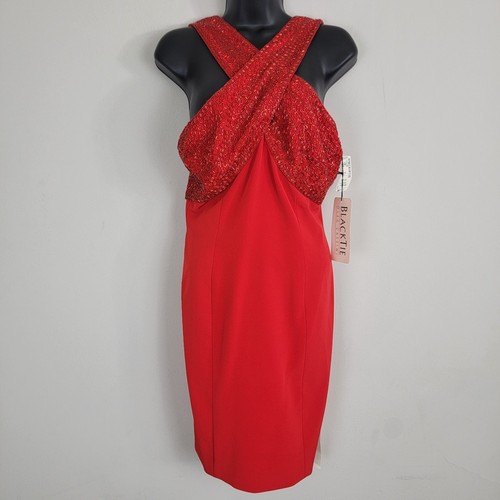 Oleg cassini black tie dress - cassini,