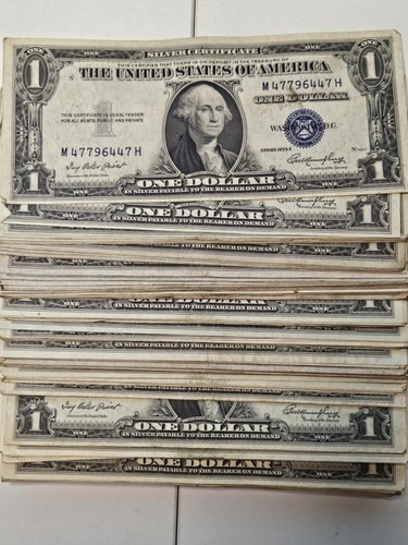 One 1935 blue seal - ✔,