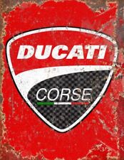 Ducati, Retro Metal Sign Man Cave / Garage / Vintage / Bar / Pub A5
