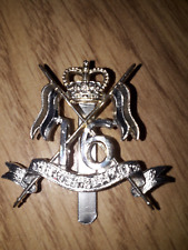 16th 5th  Queens Lancers Regiment Cap Badge QC Maker  Firmin & Sons Anodised