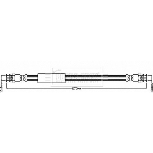 Brake hose for audi 2 - for, 2.0