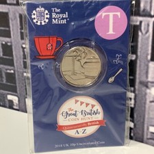 2018 10p Alphabet Letter Coin