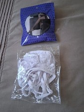 New White Suspender Belt & Thong