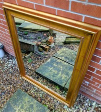 Large Wooden Framed Bevelled