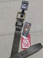 new LEVIS leather belt ITALY