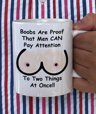 Boobs Are Proof Funny Mug |