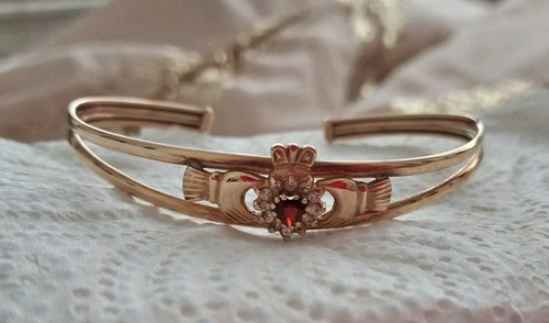 Vintage celtic claddagh 9kt - vintage,
