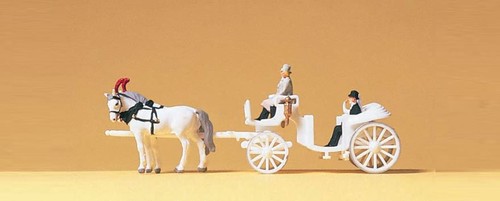 Horse drawn wedding - horse, n