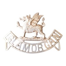 Vintage Glamorgan Police Hallmarked Silver Senior Officers Obsolete Badge