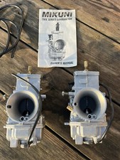 2 X Genuine Mikuni TM Flat Slide Carburetor Carbs Two Stroke Free UK Postage