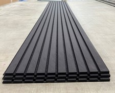 Charcoal Black Slatwall Panels