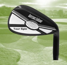 Longridge Tour Spin Stainless Steel 64 Degree Black Golf Wedge