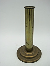 ANTIQUE WW1 TRENCH ART BRASS CANDLE HOLDER