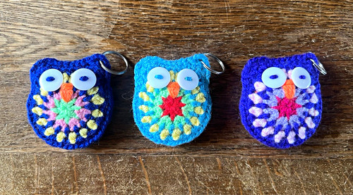 Handcrafted crochet owl - handcrafted,