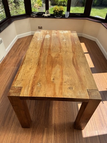 Solid mango wood - solid, table