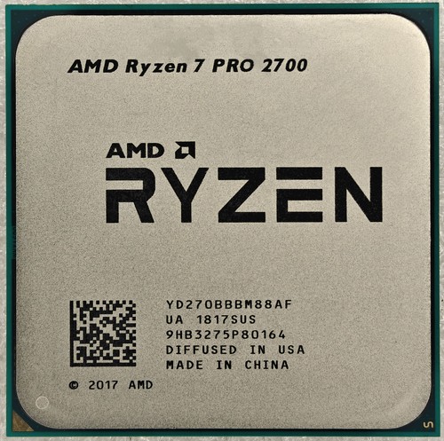 Amd ryzen 2700 - 7,