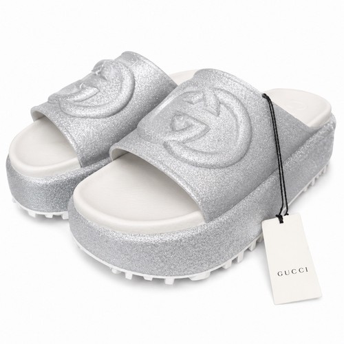 Gucci women rubber sliders - gucci,