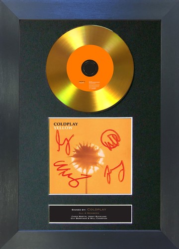 Coldplay yellow gold disc - gold,