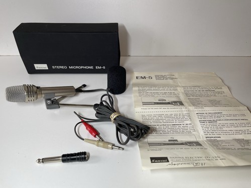 Sansui dynamic microphone - em-5,