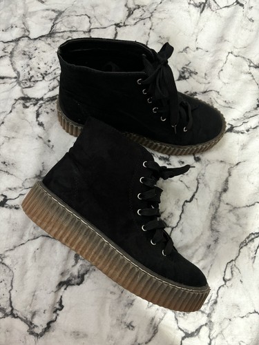 Black goth alt rock creeper - black,