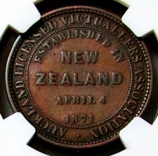 1871 NEW ZEALAND 1 PENNY
