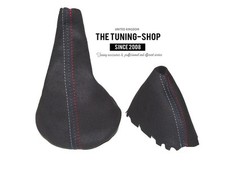 For BMW 3 Series E46 99-05 Automatic Gear Handbrake Gaiter Suede TRI  Stitch