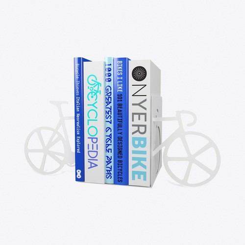 Bike ends bookends - bookends, go