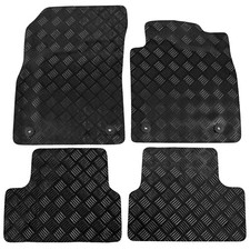 For Vauxhall Astra J Car Floor Mats 2010 to 2015 Tailored Rubber 4pcs Set Mk6