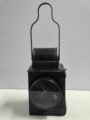 Vintage railway guards lantern - railway,