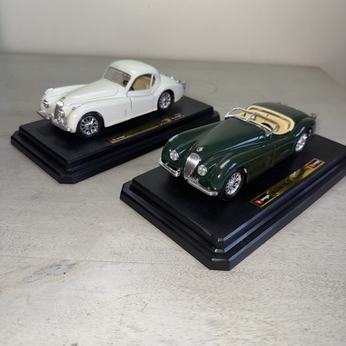 Burago jaguar xk120 coupe and - coupe,