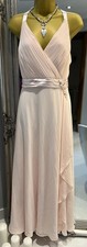 NEW  NO. 1 JENNY PACKHAM Pale Pink Lily Flower Detail Waterfall Dress Sz 16 