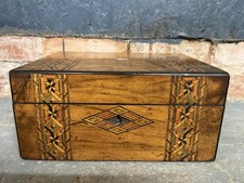 Antique Tunbridge Ware Writing