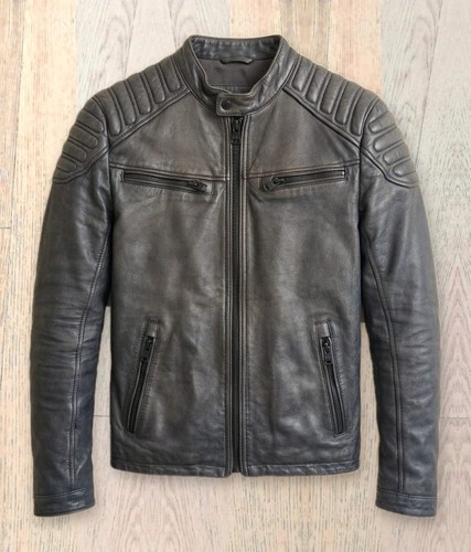 Superdry premium leather biker - superdry,