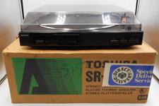TOSHIBA SR-3648 STEREO TURNTABLE TESTED WORKING REQUIRES 9V FOR OPERATION *READ*