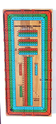Continious cribbage board 3 - continious,