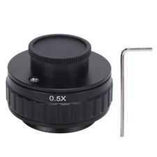 Nimomo Microscope Adapter 0.5X Adapter Lens 38mm C-Mount Adapter Trinocular Ste